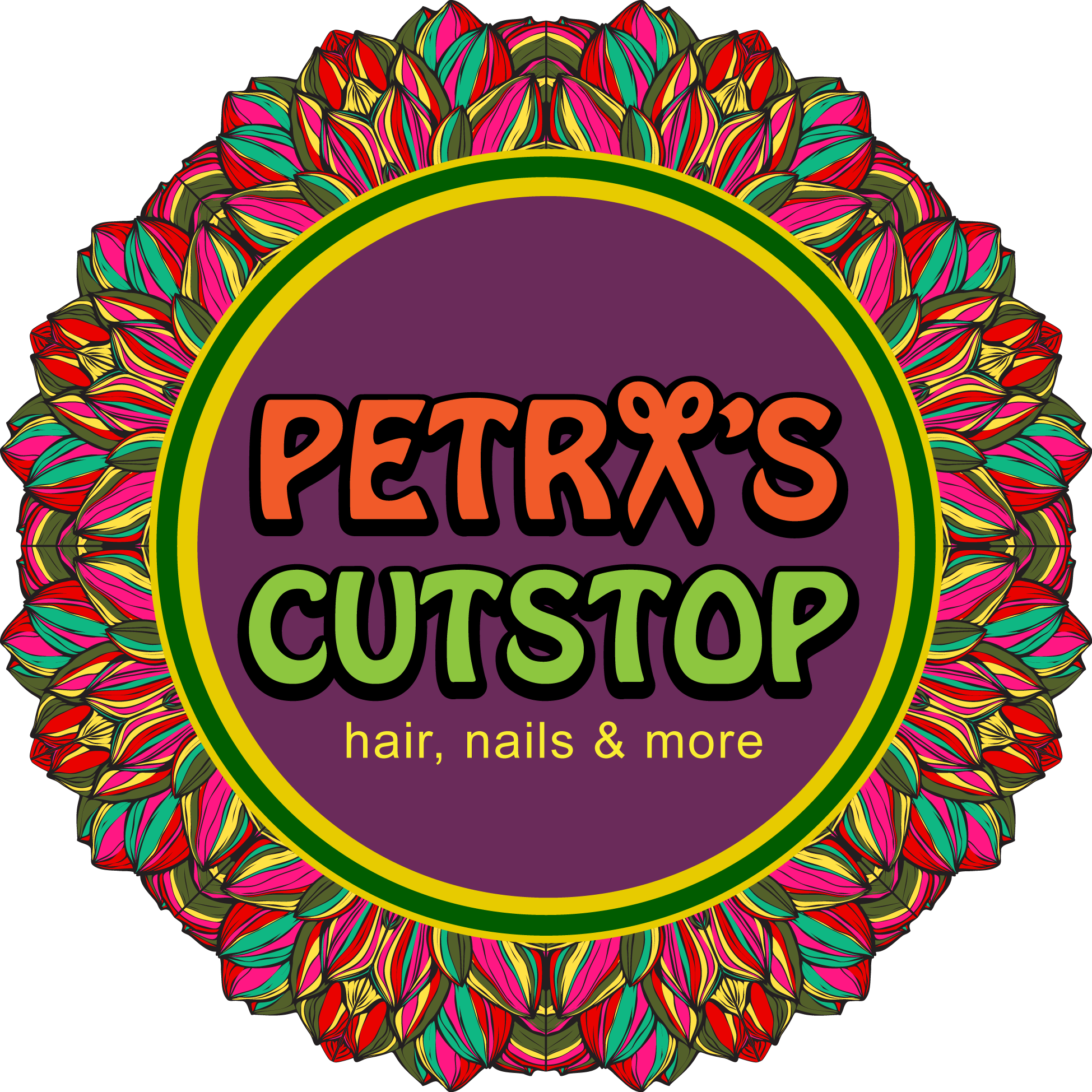 Petra's cutstop Logo